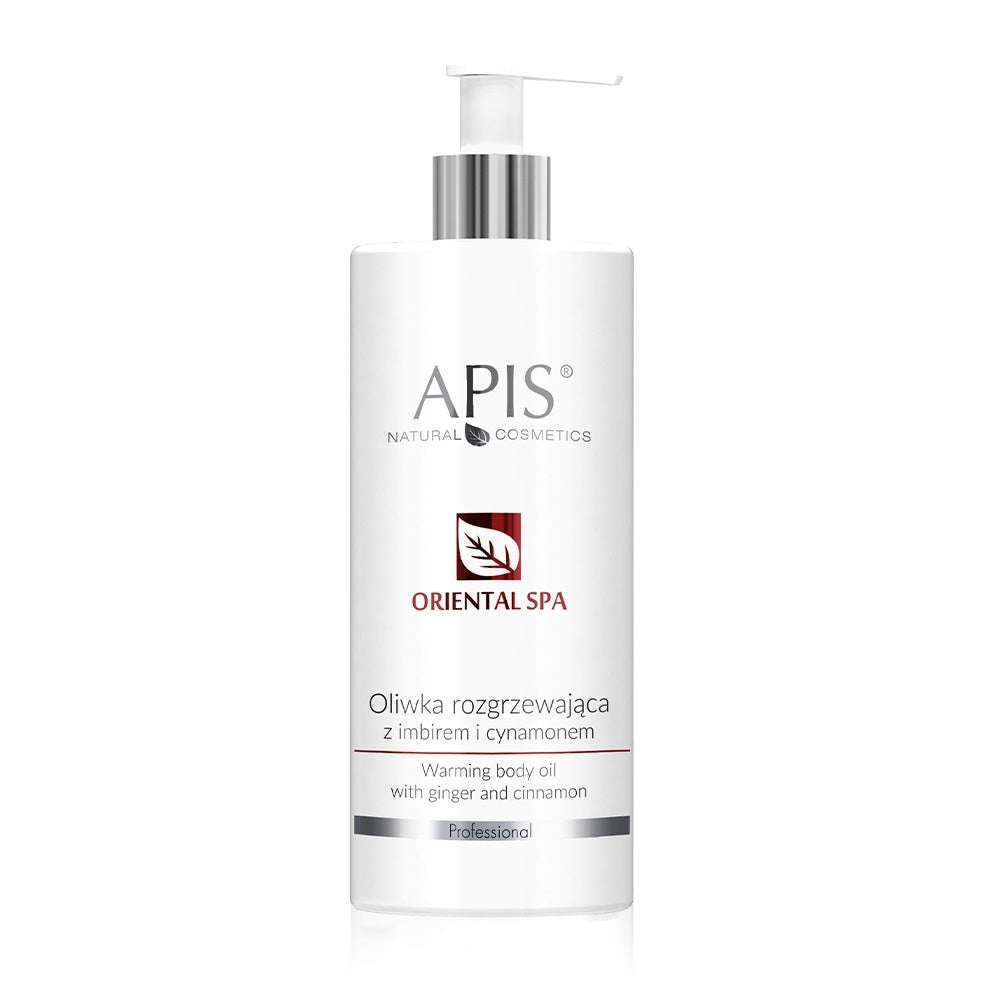 Apis Professional Oriental Spa Rozgrzewający Olejek do Ciała z Imbirem i Cynamonem 500ml