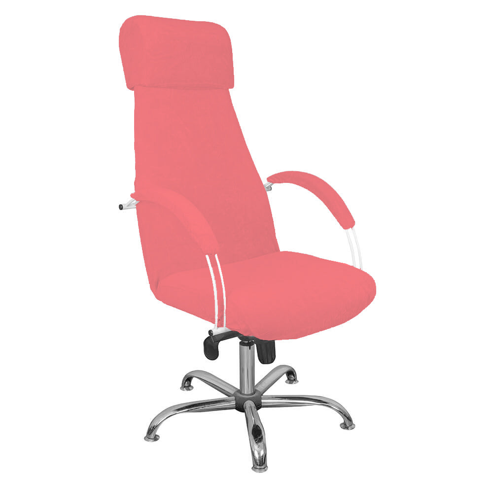 Terry Make-up and Pedicure Armchair Cover - Coral