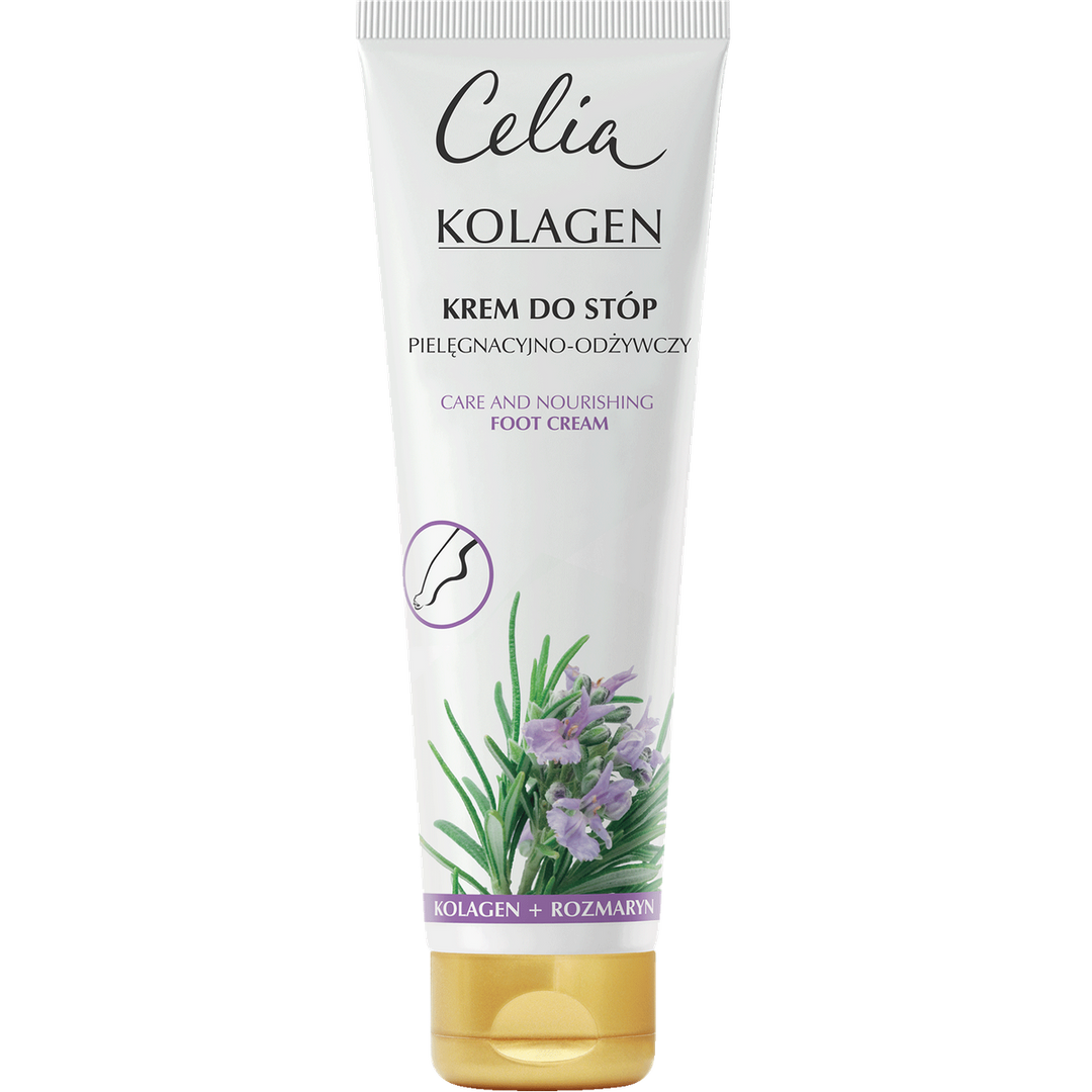 Celia - Kolagen + ROZMARYN - Intensywnie nawilżający KREM DO STÓP 125 ml 5900525054098