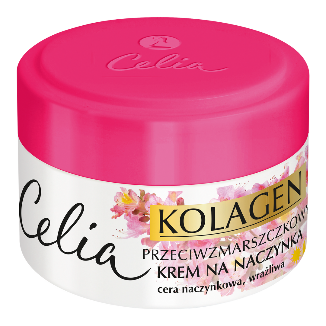 CELIA Collagen Soothing and Anti-Redness Collagen Cream – Strengthens and Regenerates Sensitive Skin 50 ml - 5900525077318