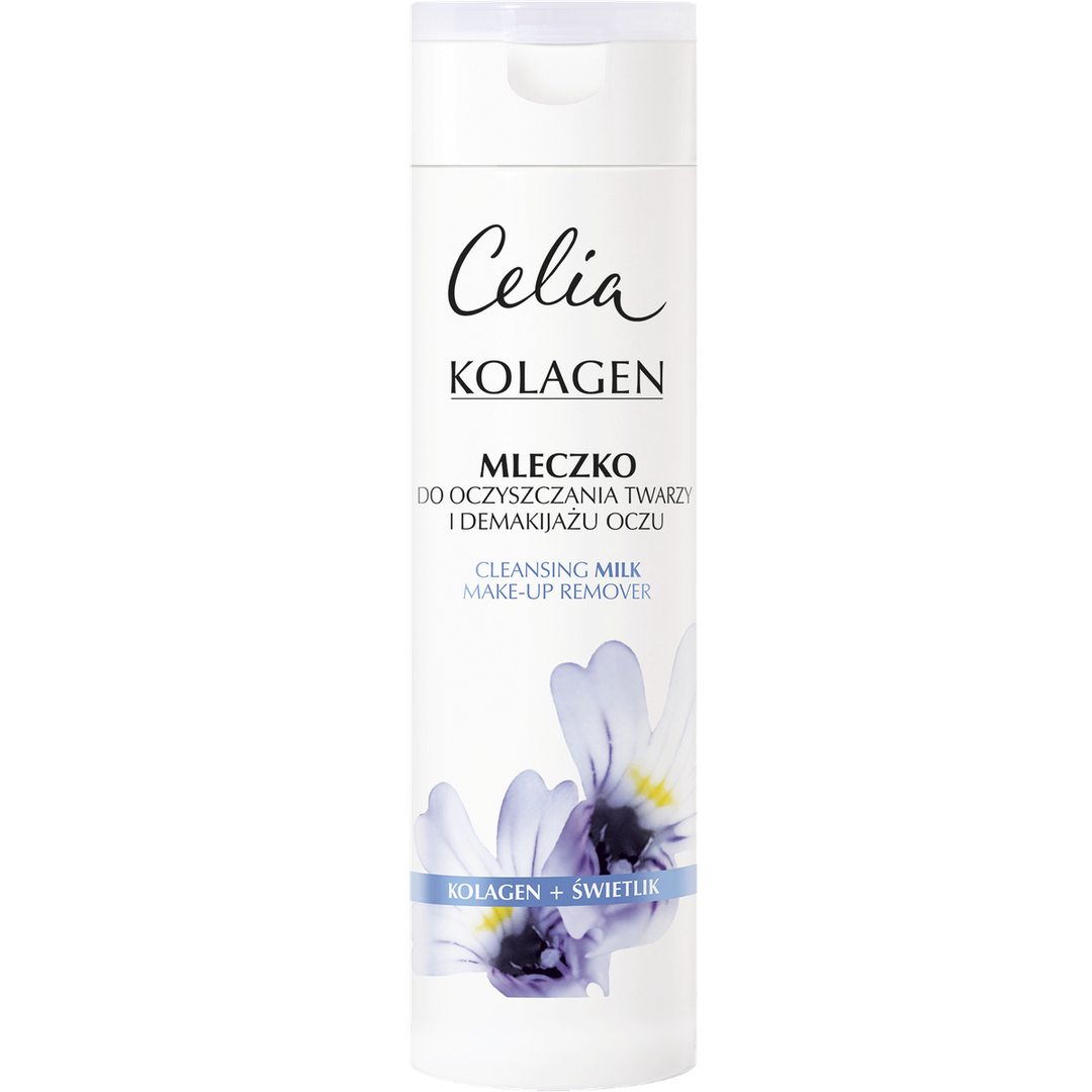 Celia - Collagen + skylight - MILK for cleansing the face and eye makeup remover 200ml 5900525054067