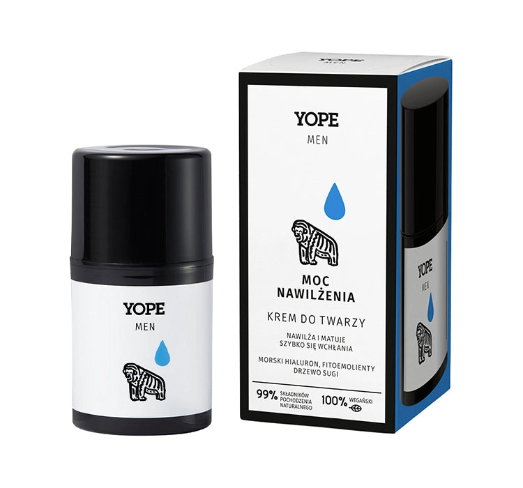 YOPE Men Wood Face Cream for Men Moisture Boost 50 ml 5903760207250