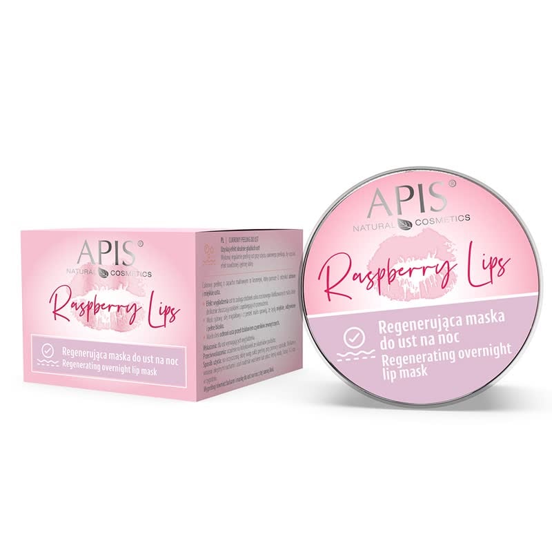 Apis Raspberry Lips Regenerująca maska ​​na usta na noc 10ml