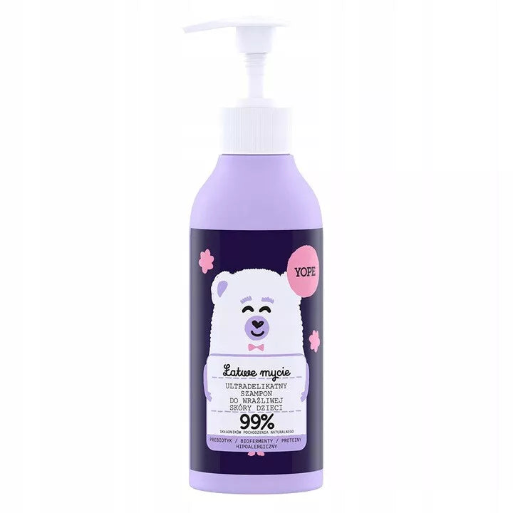 YOPE Kids Ultra Gentle Shampoo for Sensitive Childrens Skin 300 ml 5900168907669