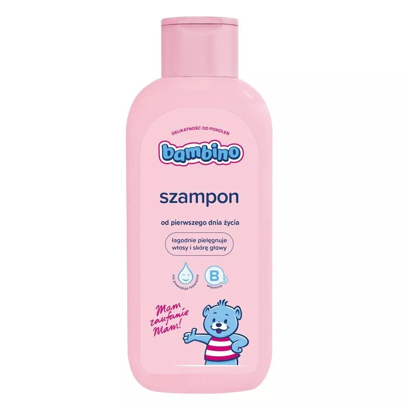 BAMBINO Baby & Infant Shampoo – Gentle Care from Day One 400ml 5900017040066