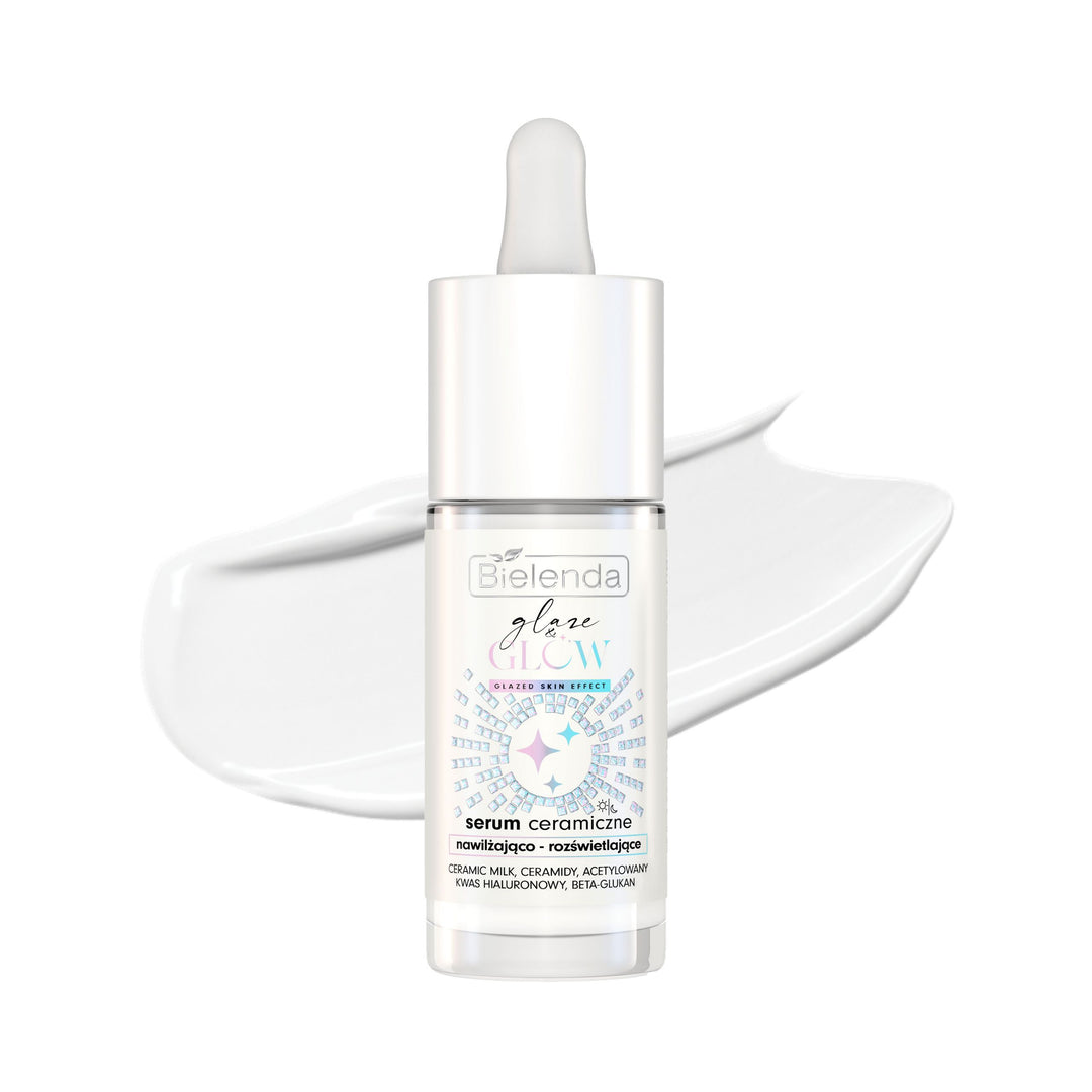 Bielenda Glaze & Glow Ceramic Serum Moisturizing and Brightening Glazed Skin Effect 30ml