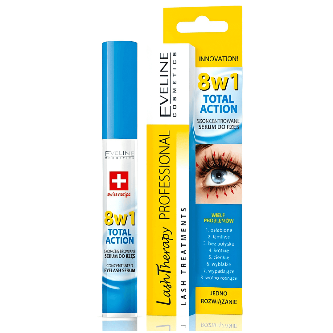 Eveline Eyelash Therapy Restorative Conditioner Serum 8w1 Wzrost Rzęs 10ml