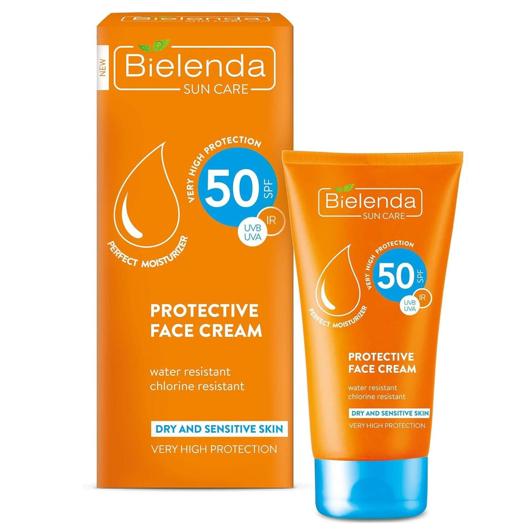 Bielenda Sun Care Ochronny Krem Do Twarzy Do Skóry Suchej i Wrażliwej SPF 50 50ml