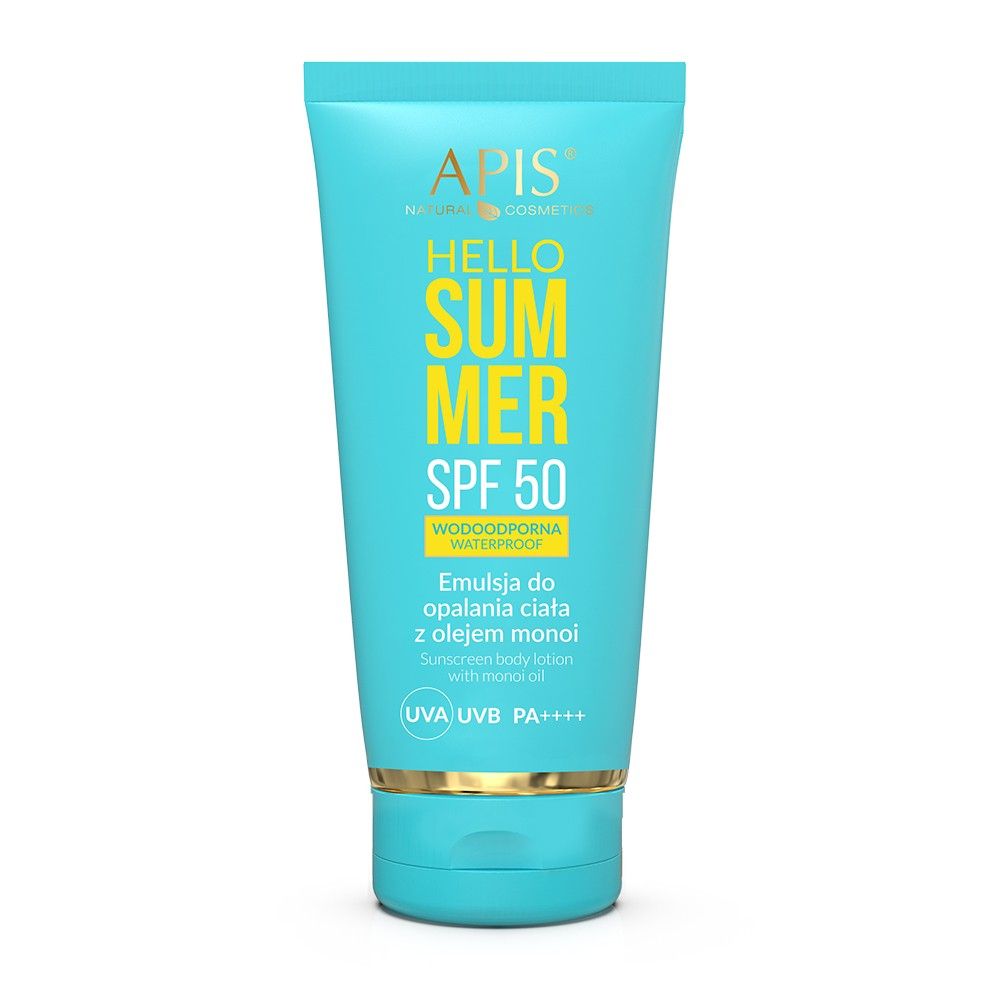 Apis Hello Summer SPF 50 Sunscreen Body Lotion with Monoi Oil 250ml