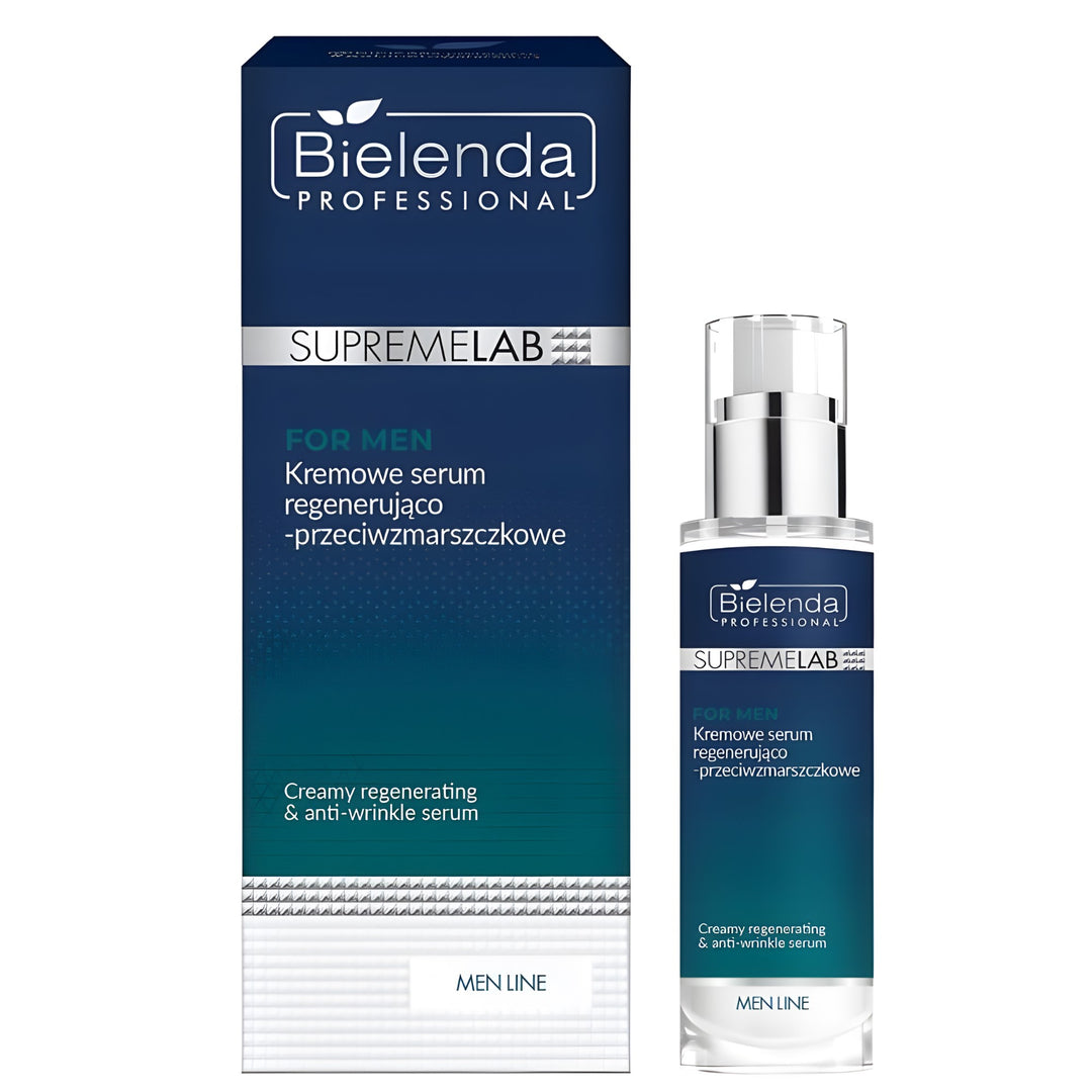 Bielenda Professional Supremelab Men Line Kremowe serum regenerujące i przeciwzmarszczkowe 30ml