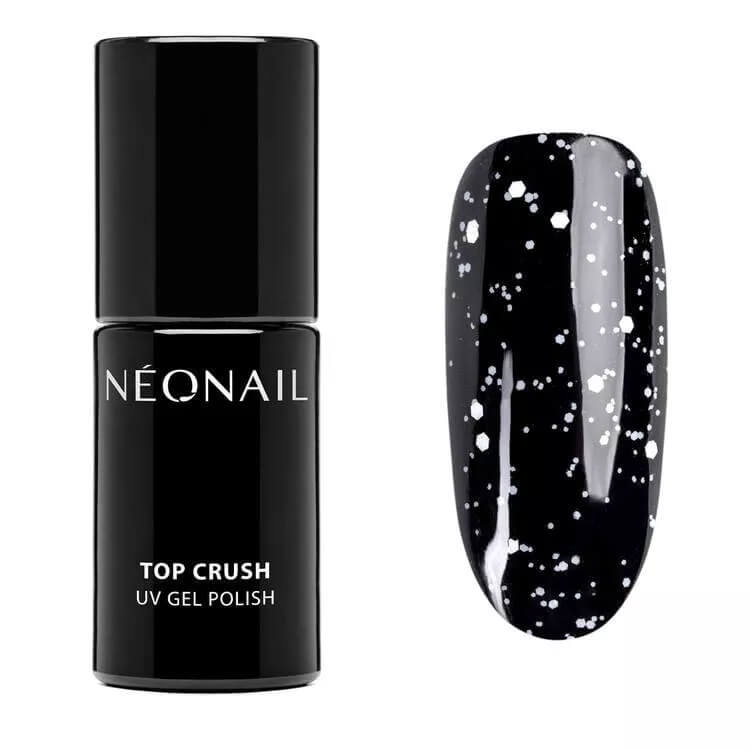 NeoNail UV/LED Soak Off Top Crush Biały połysk 7,2 ml