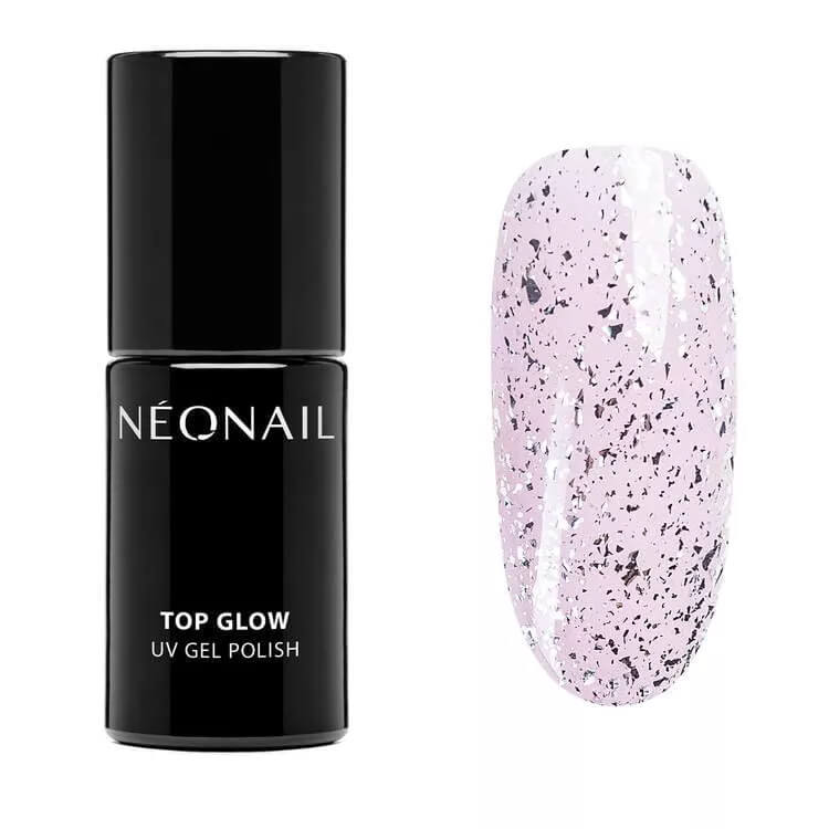 NeoNail UV/LED Soak Off Top Glow Silver Flakes 7.2ml