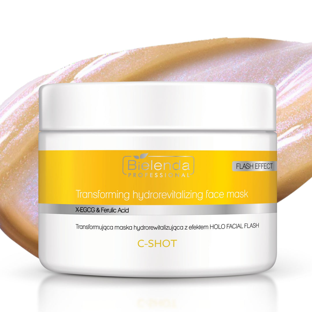 Bielenda Professional C-Shot Transforming Hydro-Revitalising Mask with HOLO FACIAL FLASH Effect 150ml