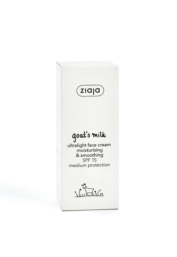 Ziaja - Goat's Milk 30+ - Ultra-light, anti-aging, Moisturizing- & Energizing DAY Cream SPF 15 all skin types 50ml 5901887042648