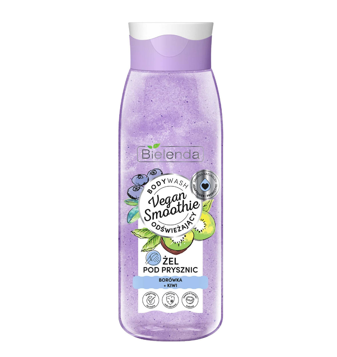 Bielenda Vegan Smoothie Shower Gel Blueberry + Kiwi 400g