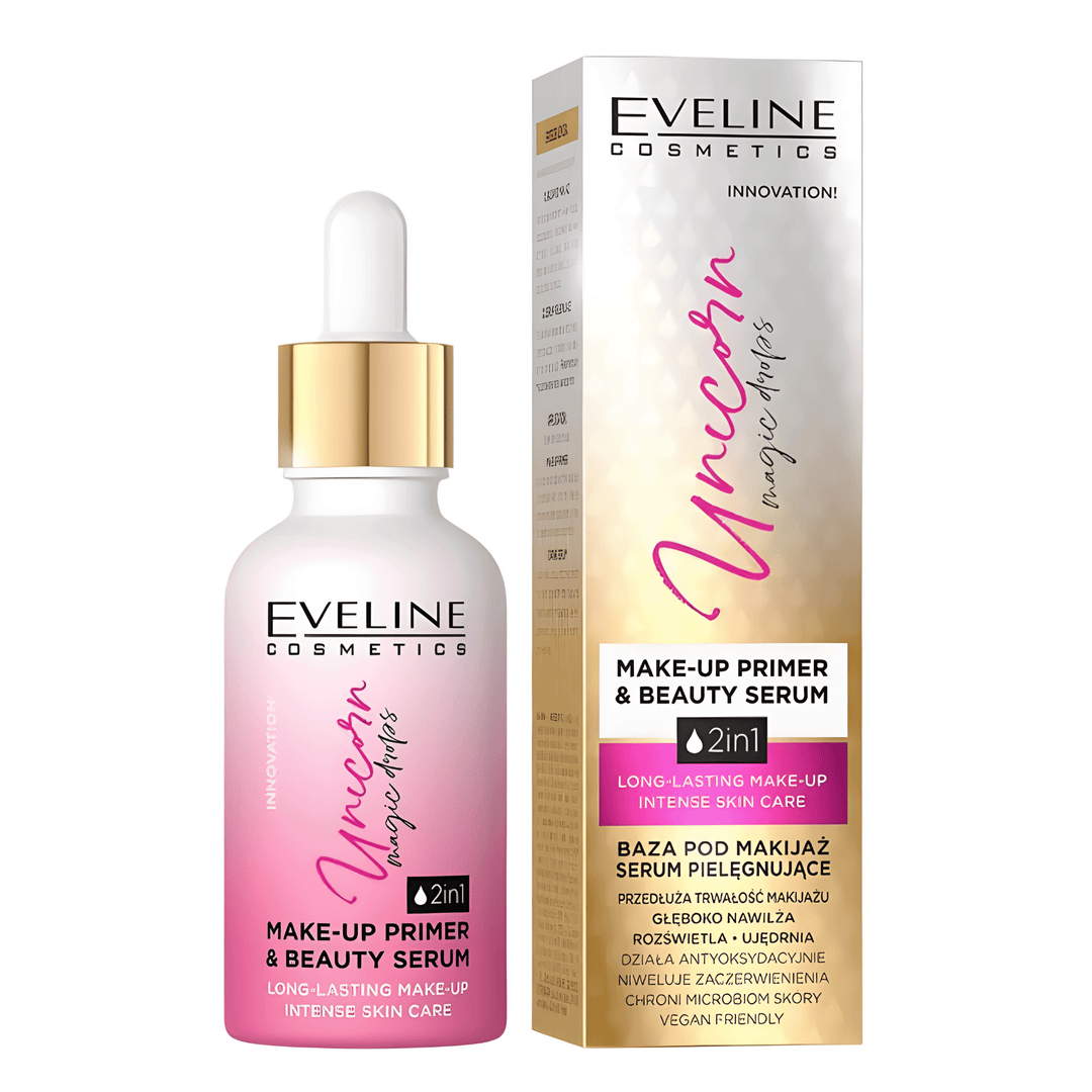 Eveline Unicorn Innovative Liquid Base Serum Makeup Primer 2w1 30ml