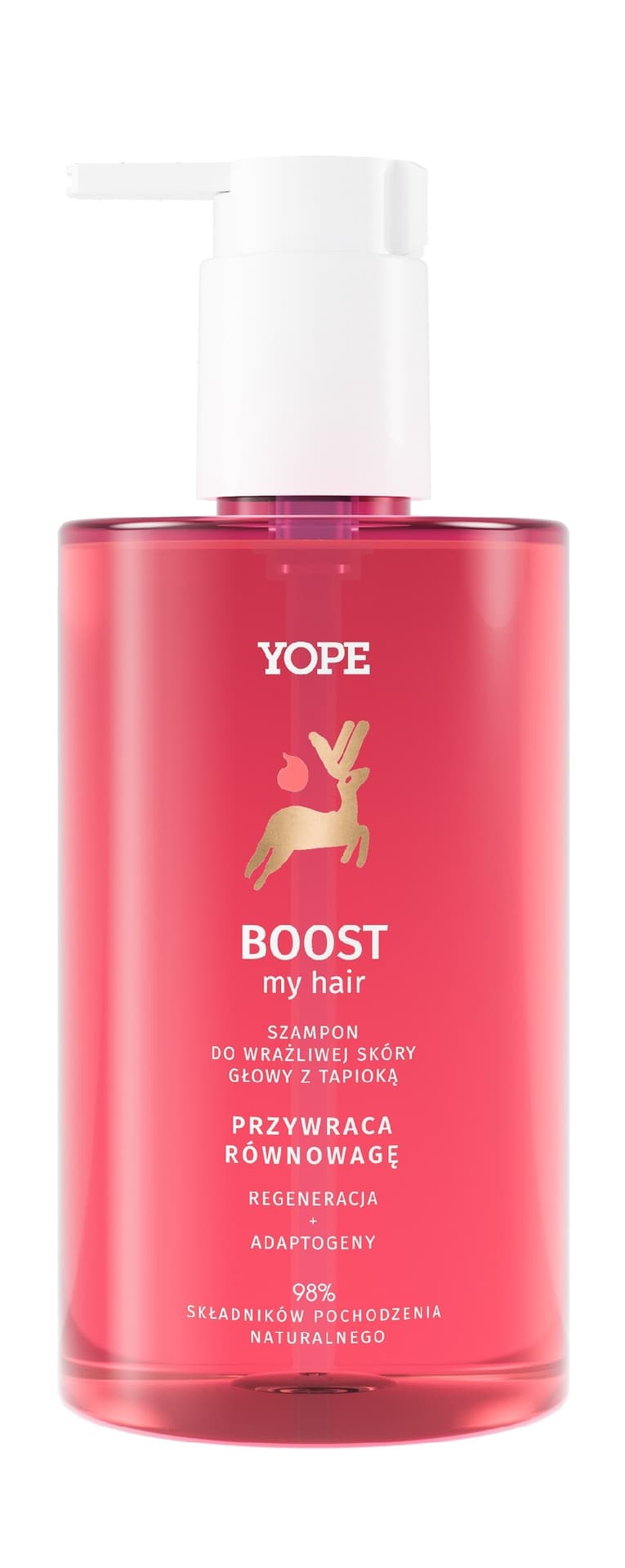 YOPE BOOST my HAIR Szampon Regenerujący szampon do wrażliwej skóry głowy 300 ml 5903760202989